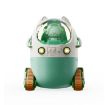 Portable 220ML Cartoon Tank Car Air Humidifier with LED Lights - Green - 1