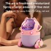 Portable 220ML Cartoon Tank Car Air Humidifier with LED Lights - Green - 4