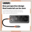 SW8V 8-in-1 Type-C Hub: USB, HDMI, RJ45, SD/TF Docking Station (Grey) - 9