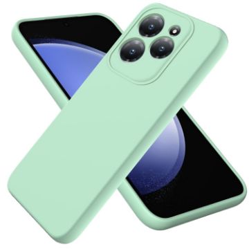 Infinix Hot 40/Pro Green Liquid Silicone Dropproof Phone Case - 1