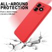 Infinix Hot 40i Red Liquid Silicone Dropproof Full Coverage Case - 3