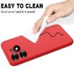 Infinix Hot 40i Red Liquid Silicone Dropproof Full Coverage Case - 6