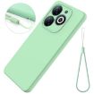 Infinix Smart 8 Green Liquid Silicone Dropproof Full Coverage Case - 2