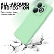 Infinix Smart 8 Green Liquid Silicone Dropproof Full Coverage Case - 3