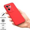 Infinix Zero 30 4G Red Liquid Silicone Dropproof Full Coverage Case - 3