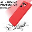 Infinix Zero 30 4G Red Liquid Silicone Dropproof Full Coverage Case - 7