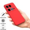 Infinix Note 40 4G Red Liquid Silicone Dropproof Full Coverage Case - 5