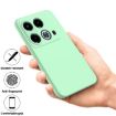 Infinix Note 40 4G Green Liquid Silicone Dropproof Full Coverage Case - 5