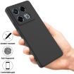 Infinix GT 20 Pro Black Liquid Silicone Dropproof Full Coverage Case - 2