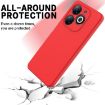 Infinix Smart 8 HD/Pro Red Liquid Silicone Dropproof Phone Case - 5