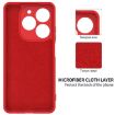Infinix Smart 8 HD/Pro Red Liquid Silicone Dropproof Phone Case - 6