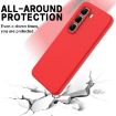 Infinix Hot 50 4G Red Liquid Silicone Dropproof Full Coverage Case - 5