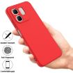 Infinix Hot 50i Red Liquid Silicone Dropproof Full Coverage Case - 2