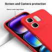 Infinix Hot 50i Red Liquid Silicone Dropproof Full Coverage Case - 4