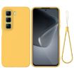 Infinix Hot 50 Pro 4G Yellow Liquid Silicone Dropproof Phone Case - 1