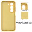 Infinix Hot 50 Pro 4G Yellow Liquid Silicone Dropproof Phone Case - 6