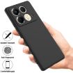 Infinix Note 40S Black Liquid Silicone Dropproof Full Coverage Case - 2