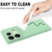 Infinix Note 40S Green Liquid Silicone Dropproof Full Coverage Case - 8