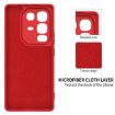 Infinix Note 50x Red Liquid Silicone Dropproof Full Coverage Case - 6