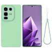 Infinix Note 50x Green Liquid Silicone Dropproof Full Coverage Case - 1