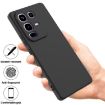 Infinix Note 50s Black Liquid Silicone Dropproof Full Coverage Case - 2