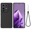 Infinix Note 50 Pro+ Black Liquid Silicone Dropproof Phone Case - 1