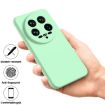 Xiaomi 14 Ultra Green Liquid Silicone Dropproof Full Coverage Case - 4
