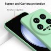 Xiaomi 14 Ultra Green Liquid Silicone Dropproof Full Coverage Case - 5
