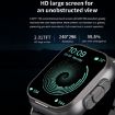 D8 2.01" Bluetooth Earphone Smart Watch, Health Monitoring/NFC, Silver - 4