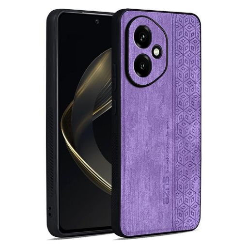 For Honor 400 Global 156.5mm AZNS 3D Embossed Phone Case Purple - 1