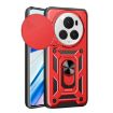 For Honor Magic6 Pro Red TPU+PC Phone Case with Sliding Camera Cover - 1
