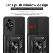 For Honor 200 Red Sliding Camera Cover TPU+PC Phone Case - 4