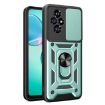 For Honor 200 Green Sliding Camera Cover TPU+PC Phone Case - 1