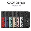 For Honor 200 Silver TPU+PC Phone Case with Sliding Camera Cover - 2