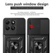 For Honor X6b 4G Rose Gold Sliding Camera Cover TPU+PC Phone Case - 4