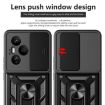 For Honor 400 Pro Red TPU+PC Phone Case with Sliding Camera Cover - 4