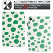Samsung Galaxy Tab A8 10.5 2021 X200 Leather Case White Green Dot - 5