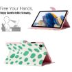 Samsung Galaxy Tab A8 10.5 2021 X200 Leather Case White Green Dot - 6