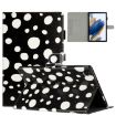 Samsung Galaxy Tab A8 10.5 2021 X200 Leather Tablet Case Black White - 1