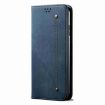 Motorola Edge 40 Neo Blue Denim Texture Flip Leather Phone Case - 2
