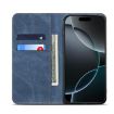 Moto G56 5G Denim Texture Flip Leather Case - Blue - 4