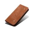 Moto G86 5G Brown Denim Texture Flip Leather Case - 6