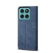 Moto G86 5G Denim Texture Flip Leather Case - Blue - 3