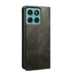 Moto G86 Power Green Leather Phone Case - Oil Wax Crazy Horse Texture - 3