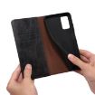Motorola Moto G56 5G Leather Phone Case - Black Oil Wax Texture - 6
