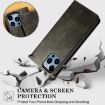 Moto G56 5G Green Leather Phone Case - Oil Wax Crazy Horse Texture - 8