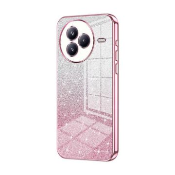 Xiaomi Civi 5 Pro Pink Gradient Glitter Electroplated Phone Case - 1