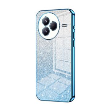 Xiaomi Civi 5 Pro Blue Gradient Glitter Powder Electroplated Case - 1