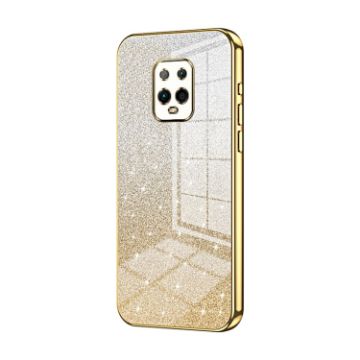Xiaomi Redmi 10X Pro 5G Gold Glitter Gradient Phone Case - 1