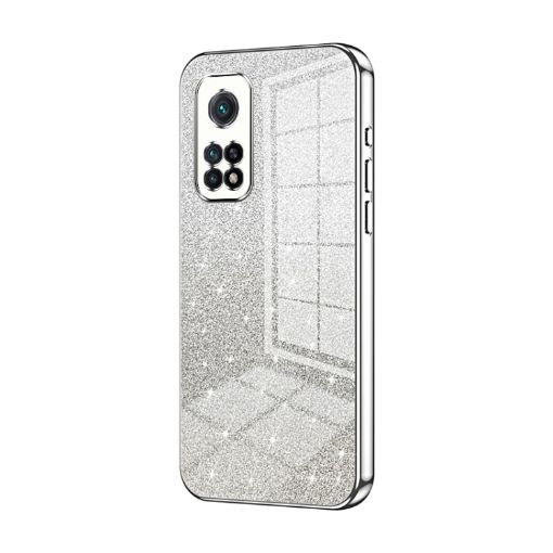 Xiaomi Redmi K30S/Mi 10T Pro 5G Silver Glitter Phone Case - 1